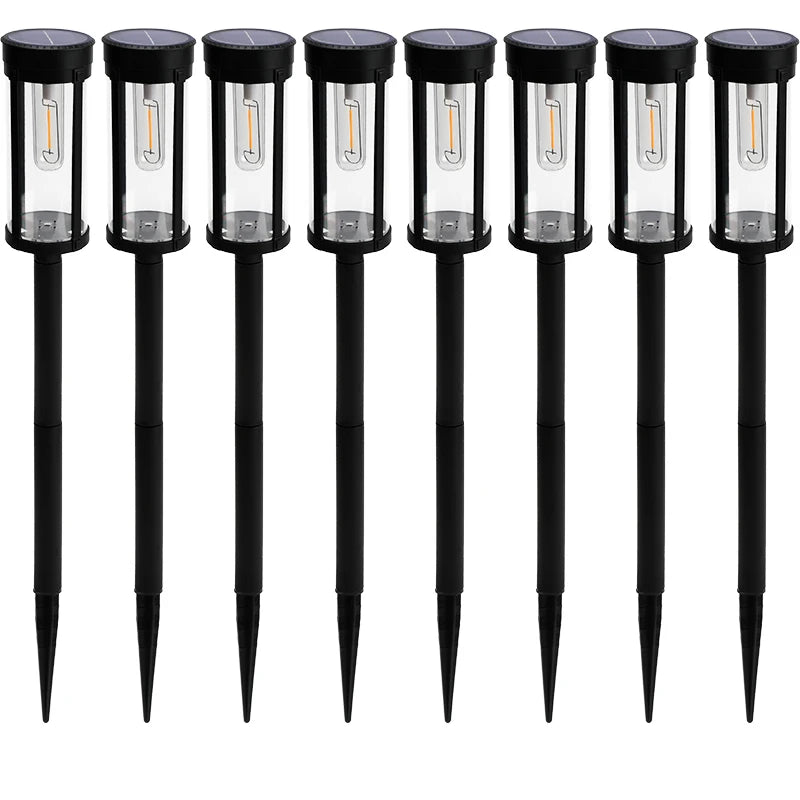 Retro Solar Pathway Lights 