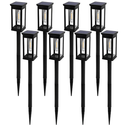 Retro Solar Pathway Lights 