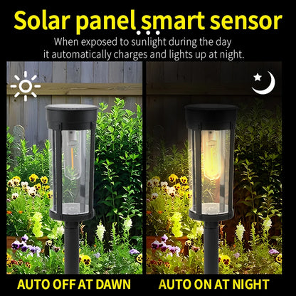 Retro Solar Pathway Lights 